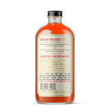 Back of bottle with nutrition label and ingredients list
