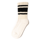 American Trench Mono Stripe Socks in Black/White