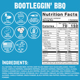 Nutrition facts and ingredients list