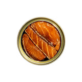 Open tin of salmon