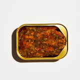 Open tin of fish