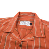 Close up of collar and top button