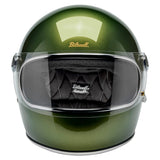 Front view of Gringo S helmet with clear visor down