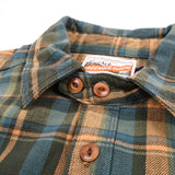 Close up of collar and buttons