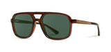 Shwood Glacier sunglasses in Clay/Walnut