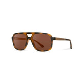 Shwood Glacier sunglasses in Matte Tortoise/Walnut