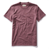 Taylor Stitch Heavy Bag Tee in color Dried Cherry