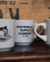 Display of FSC Diner Mugs on tabletop