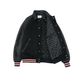 Jacket open to show quilted lining