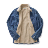 Jacket open to show lining
