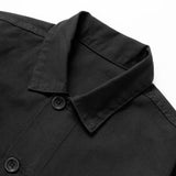 Close up of collar and buttons