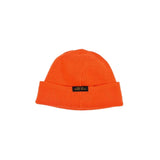 Dehen wool watch beanie in safety orange