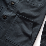 Close up of front pocket and buttons