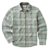 Cutter Overshirt in Sage plaid