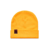 Cuff beanie in yellow