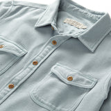 Additional close up of chest pockets, collar