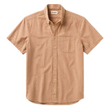 Short Sleeve Jack shirt in Brick Check Seersucker