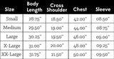 Sizing chart