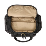 Topdown view of open bag