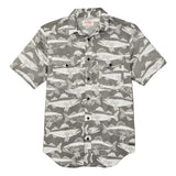 FIlson Twin Lakes Short Sleeve Sport Shirt Beluga Print