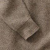 Close up of sleeve opening to show knit texture