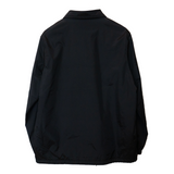 back of Fontenelle Supply Co Knife Skull Screen printed Coach Jacket