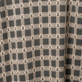 Close up of grey check pattern