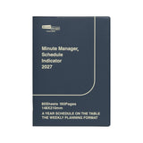 Penco Minute Manager Planner in navy, front