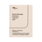 Penco Minute Manager Planner in ivory, front
