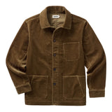 Front of Ojai jacket in bourbon corduroy