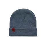 Cuff beanie in petrol