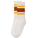 American Trench Retro Stripe Socks Texas Orange Gold