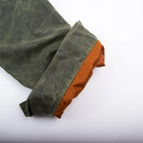 Rolled up sleeve to show inner lining