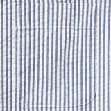 Close up of chest pocket and fabric texture and pattern
