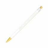 Prime Timber Brass Pencil in white