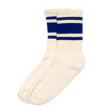 American Trench Mono Stripe Socks in Royal Blue/White