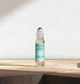 Cologne bottle with cap off