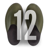 House shoes in olive
