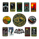 cryptozoology tracking society embroidered patches