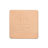 Square Natural Leather Coaster