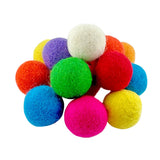 Detail of felt ammo balls