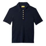 Women's Ribbed Merino Polo