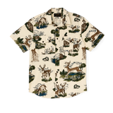 Short Sleeve Lightweight Alaskan Field Guide Shirt in Deer pattern