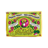 Package of Smoked Trout with Red Chimichurri