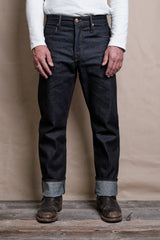 Belford Straight Denim on model