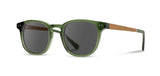 Shwood Topo Sunglasses in Fern/Walnut