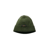 Wool knit watch cap in spruce