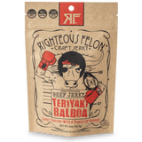 Righteous Felon Beef Jerky in flavor Teriyaki Balboa