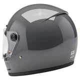 Back of helmet, angled