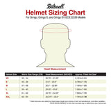 Sizing chart